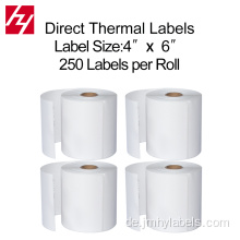 Zebra Direct Thermal Transfer Label Aufkleber